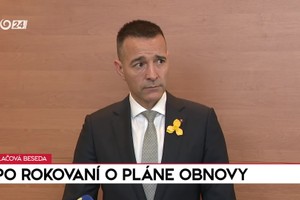 Tlačová beseda ministra Druckera po rokovaní o Pláne obnovy