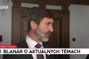 Tlačová beseda ministra Blanára o aktuálnych témach