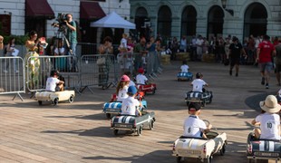 100 metrov bratislavských, preteky šliapacích autíčok pre materské škôlky