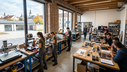 Malá dielňa môže vyrábať pre veľkú fabriku. Technológie dávajú slovenským regiónom novú šancu