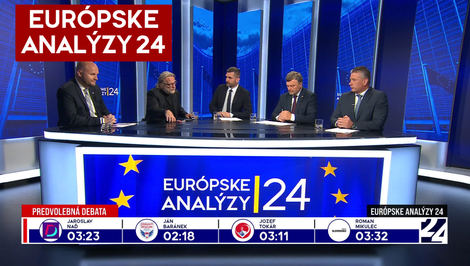 Európske Analýzy 24: štvrtá časť debaty so slovenskými kandidátmi do Európskeho parlamentu