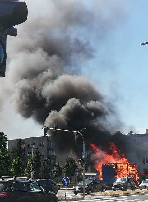 Požiar návesu Nitra 