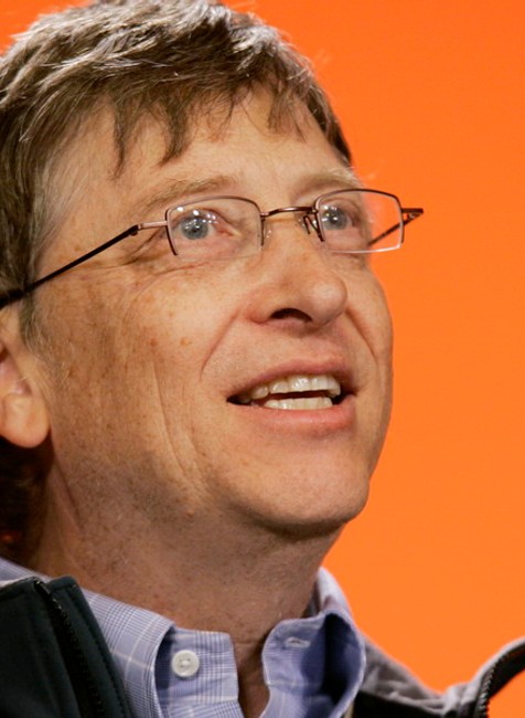 bill gates s úsmevom