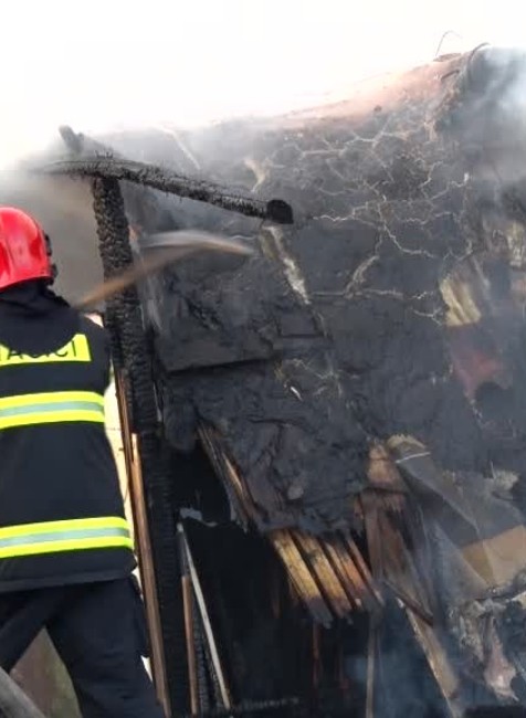 Požiar v osade730