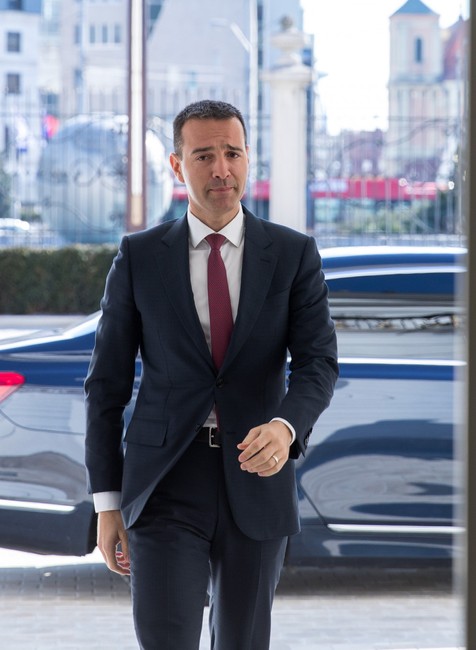 Drucker u prezidenta po stretnutí s Pellegrinim