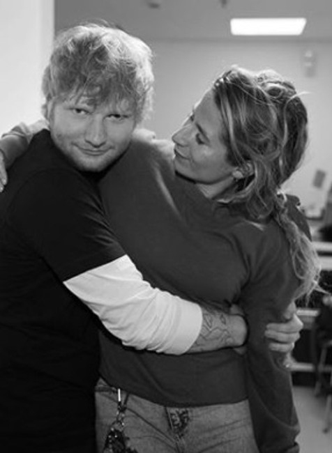 Ed Sheeran a manzelka