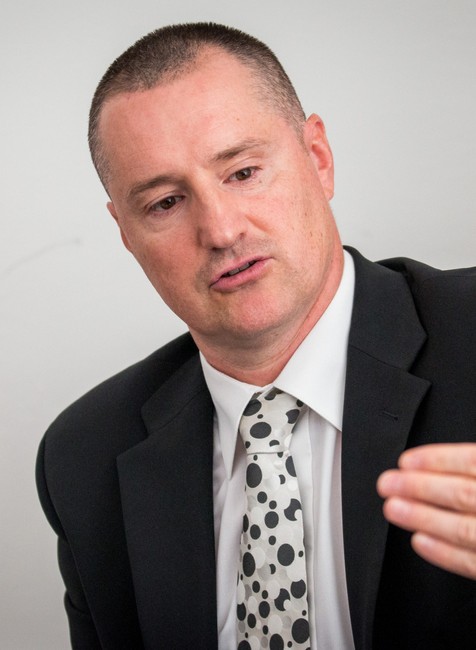 Námestník generálneho prokurátora Peter Šufliarsky počas brífingu o kauze v Galante