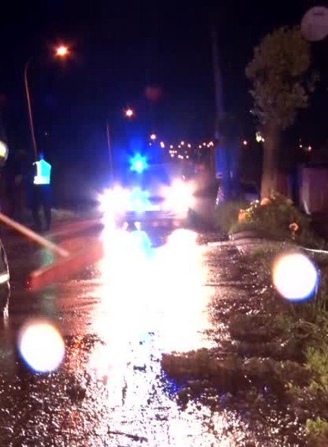 Po šmyku skončilo auto v strome. Prudký náraz bol počuť aj v okolitých domoch