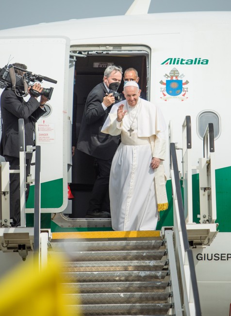 Pápež František sa rozlúčil so Slovenskom