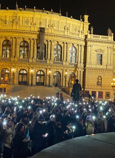 Spomienka na Jána a Martinu v Prahe