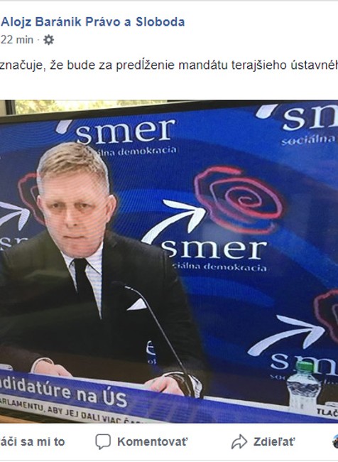 Alojz Baránik - reakcia na odstúpenia Roberta Fica