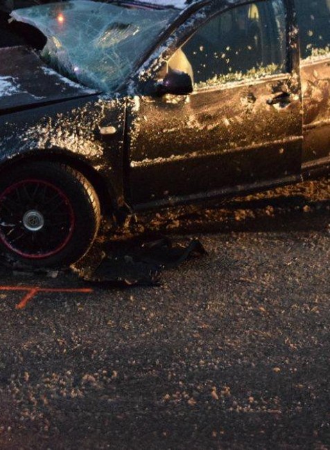 Martin, nehoda, posypáč