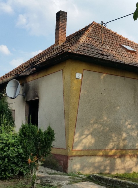 Požiar domu Malá Lúč 