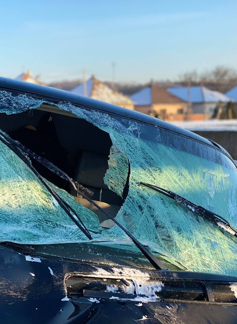 Nehoda pohrebné auto cyklista 