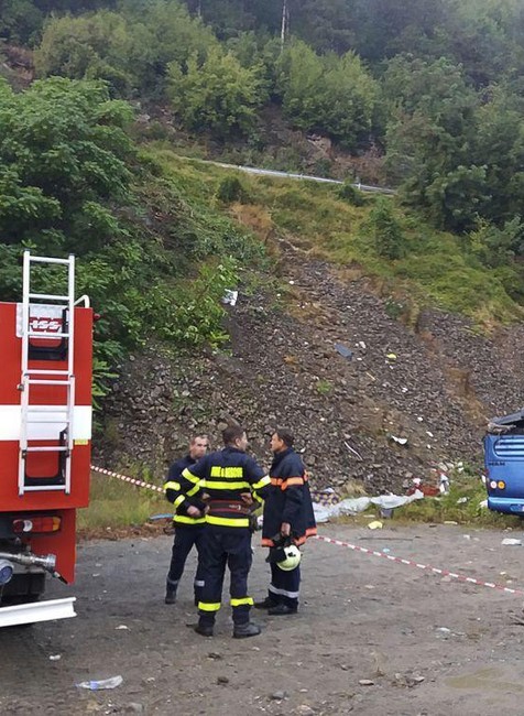 Nehoda turistického autobusu v Bulharsku