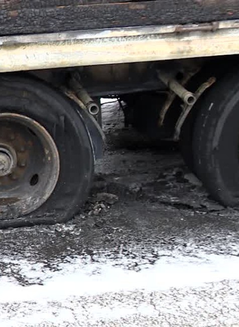 Požiar na diaľnici2131