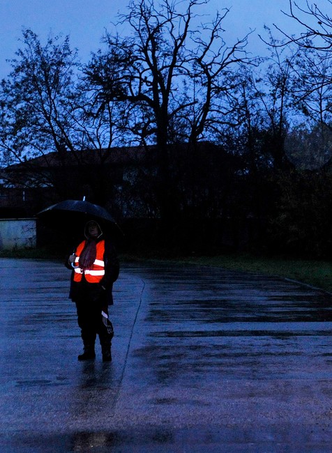 Dunajská Lužná - blokáda ulíc 1