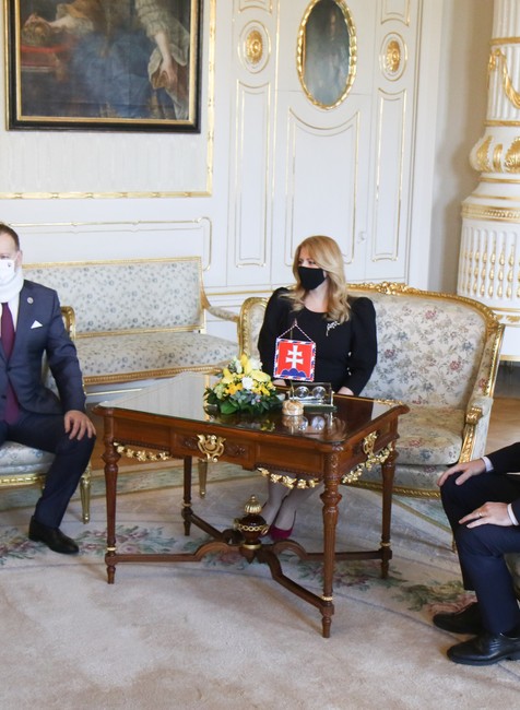 Stretnutie troch najvyšších ústavných činiteľov 