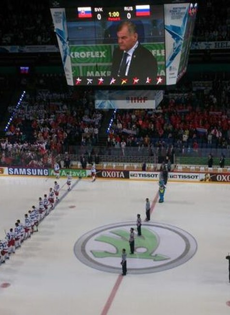 MS 2013, hymny pred zapasom Slovensko Rusko