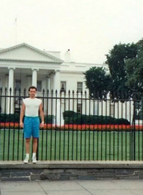 Andrej Kiska v USA - pred Bielym domom