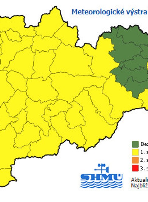 Prvé septembrové dni budú horúce aj daždivé. SHMÚ vydalo výstrahy pre tieto kraje