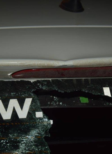 policajné auto, osada