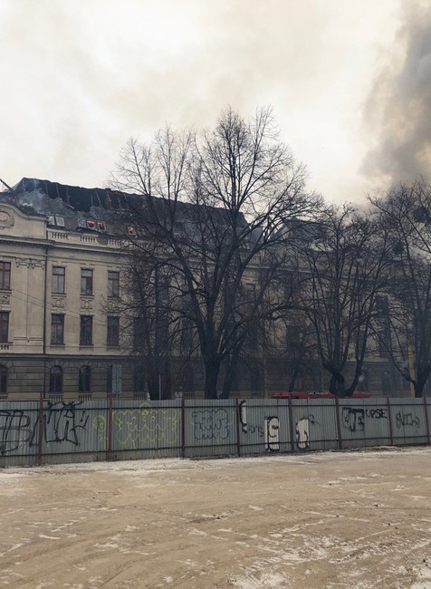 Požiar Daňový úrad, Košice