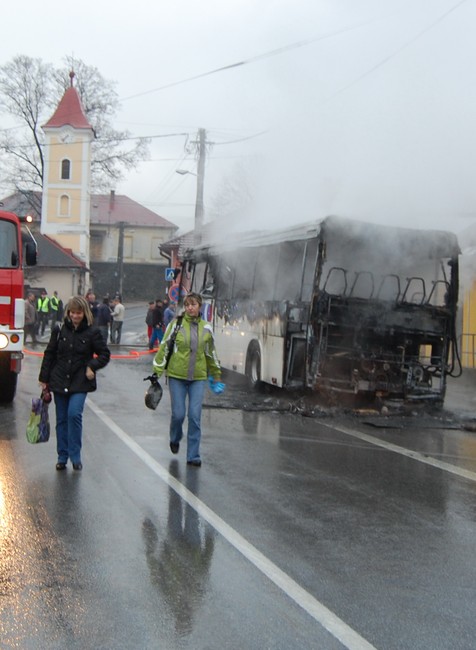 Požiar autobusu v Polomke 7