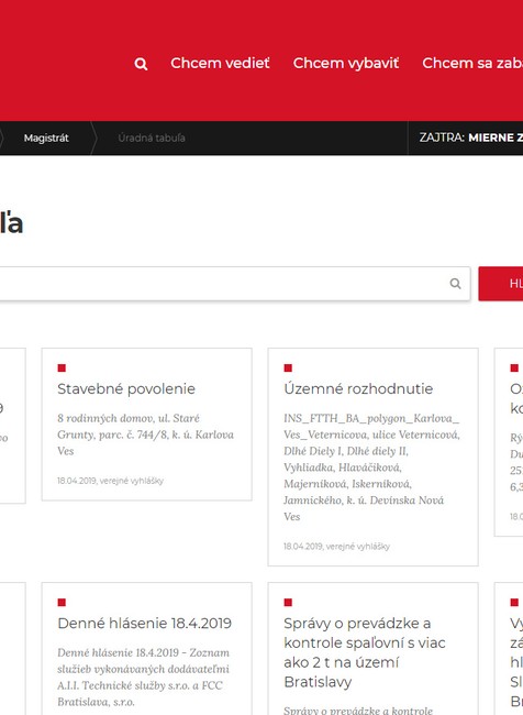 Zoznam nehnuteľností, o ktorých budú bratislavskí mestskí poslanci hlasovať