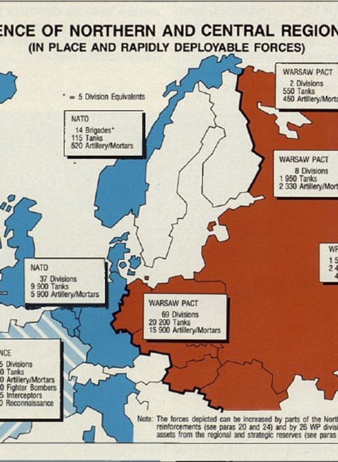 Varšavská zmluva vs NATO