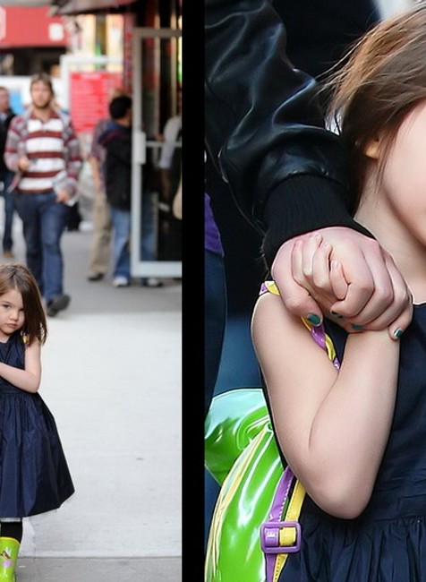 Suri Cruise s mamou, herečkou Katie Holmes