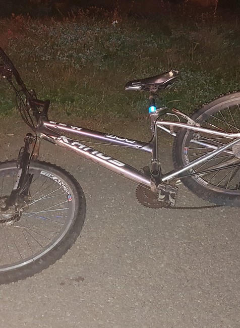 Zrazený cyklista