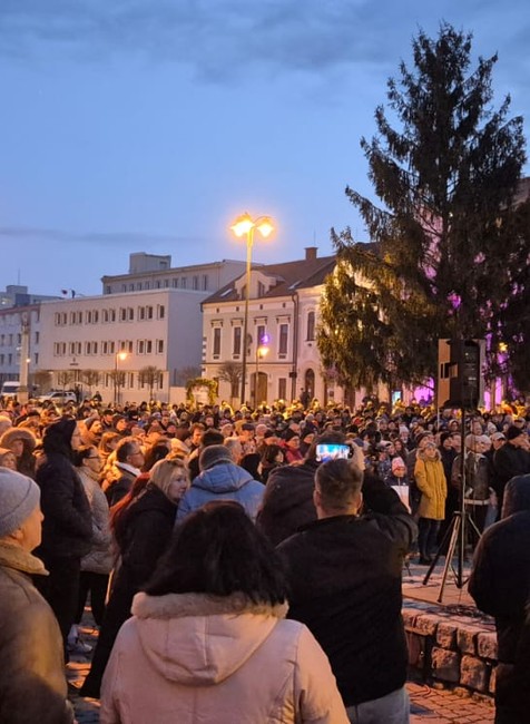 Protest v Topoľčanoch