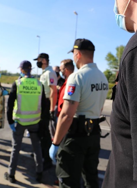 Protest na hraničnom prechode Berg