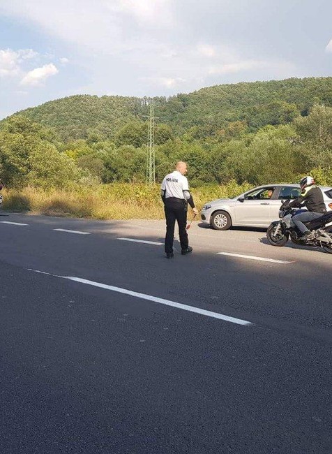 Policajná kontrola na cestách 