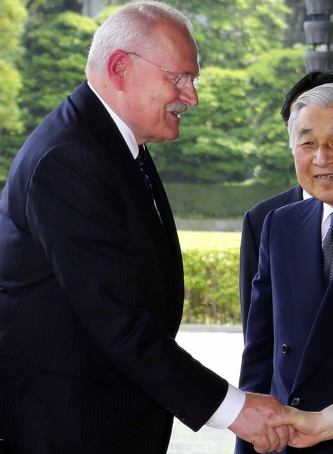 Gašparovič Ivan Silvia manželka japonský cisár Akihito návšteva Japonsko