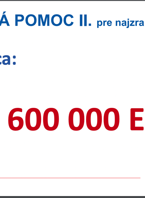 inflačná pomoc