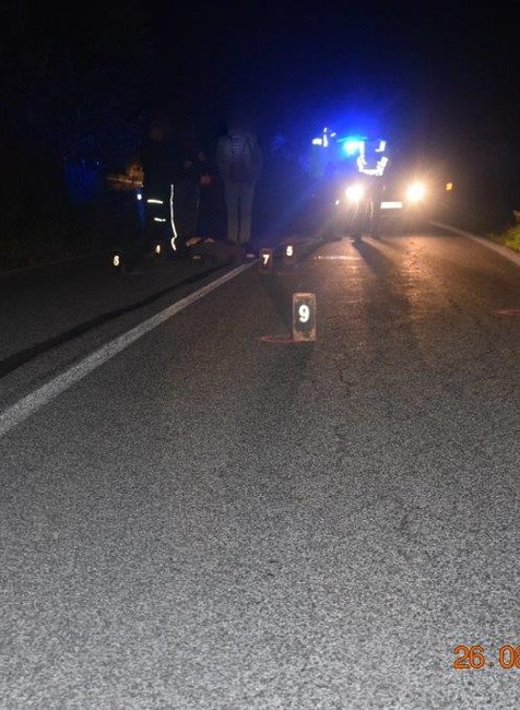 dôkazy po nehode v obci Mlynky 