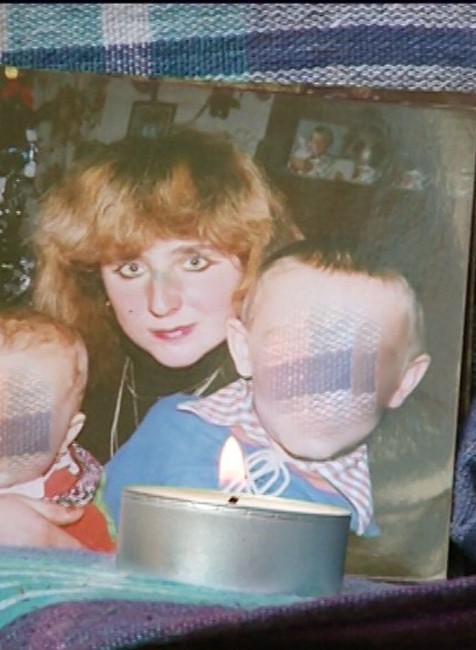 Martinka z Turca, fotografia so sviečkou