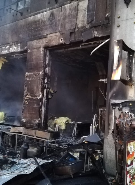 Požiar vianočné trhy v Bratislave