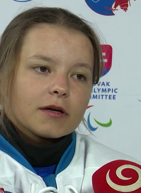 Kadetka Miška Hozáková parahokejistka