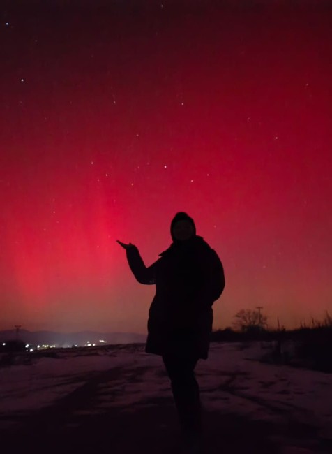 Polárna žiara na Slovensku