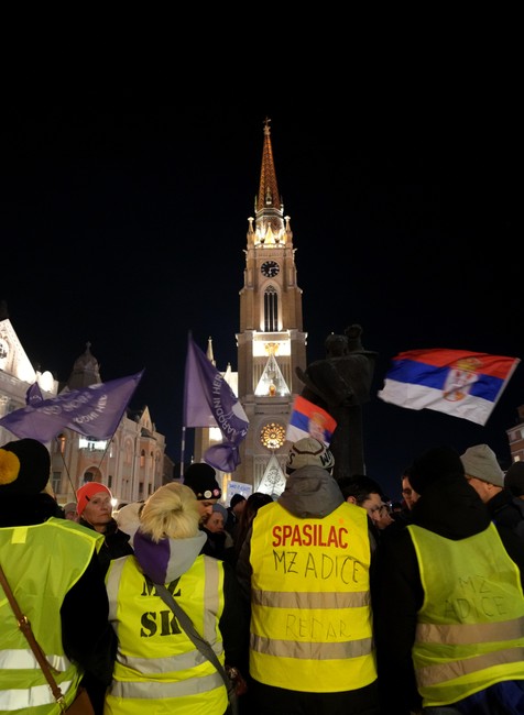protesty v Srbsku (2)