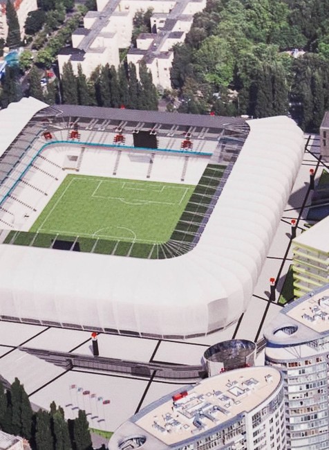 Národný futbalový štadión - vizualizácia