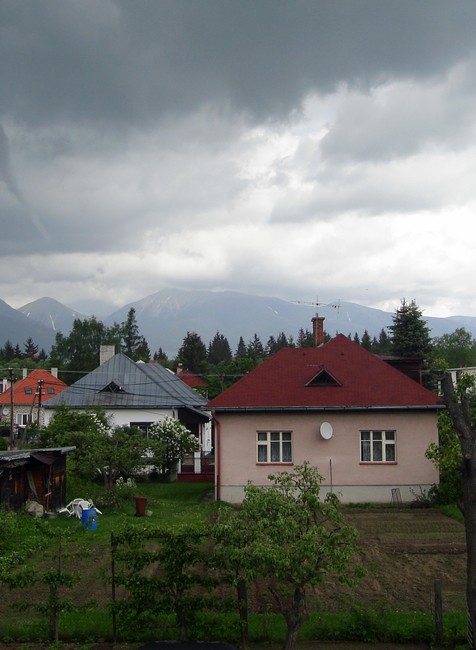 Tornádo počasie Liptovský Hrádok