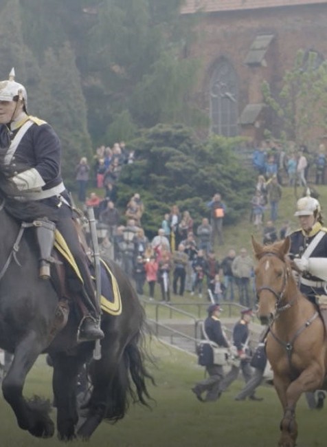súboj na koňoch - krásy Osvienčimu