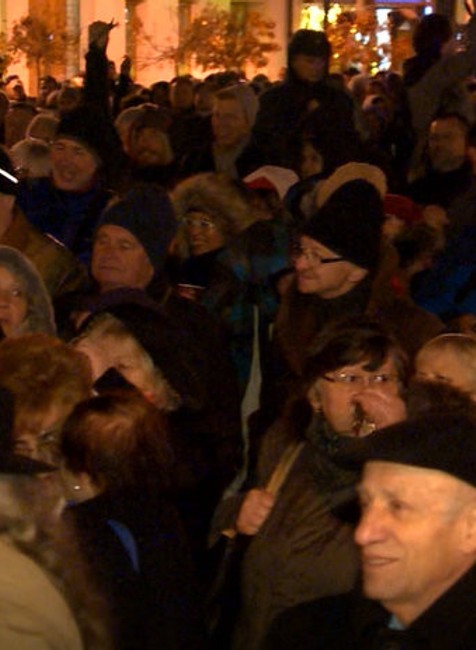 Postavme sa Za slušné Slovensko: Ľudia v uliciach Košíc 