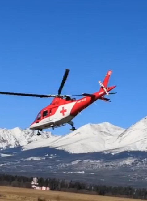 Vo Vysokých Tatrách spadla lavína. Zasiahla dvoch ľudí