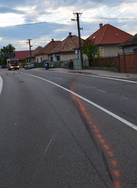 Nehoda motorkára