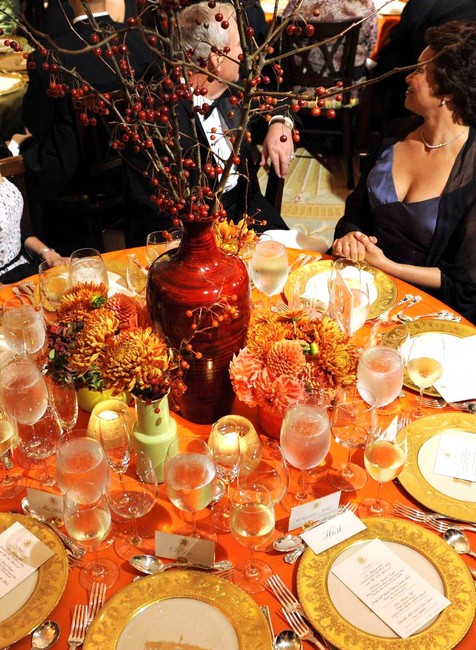 Stolovanie Biely dom Washington Barack Obama prezident USA Amerika štátne večere